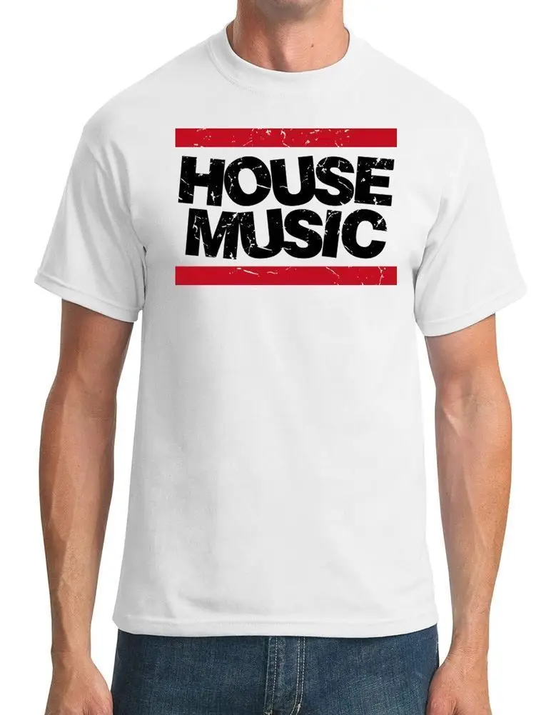 House Music Clubbing мужская футболка Летняя модная удобная модный стиль 100% хлопок