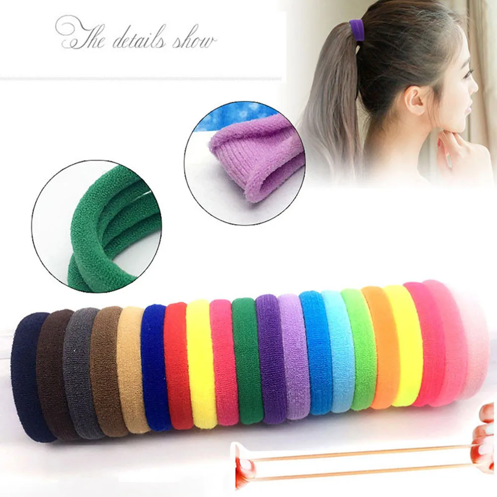 2019 Fashion 10Pcs Women Girls Hair Band Ties Rope Ring Elastic Hairband Ponytail Holder New @A | Scrunchie