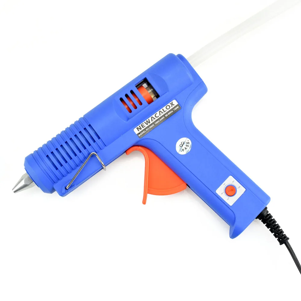 NEWACALOX 150W 100 V 240 горячего расплава клея пушка с 1 шт. 11 мм карандаша промышленных