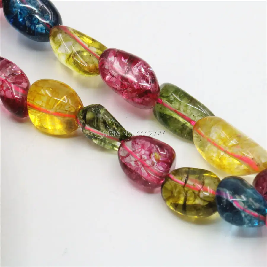 

Разноцветные кристаллические турмалиновые поделки, 10-15 мм, бисер для рукоделия, полуфабрикаты для изготовления ювелирных изделий, подарки на Рождество для девочек