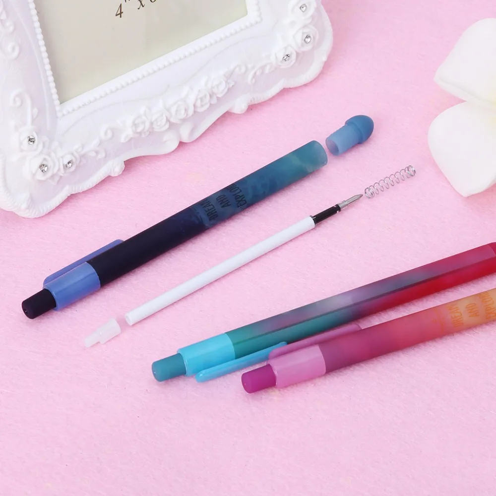 2018 1Pc Beautiful Sky Starry Gel Pen Students Office Writing Stationery Watercolor Pens School Supplies 0.5mm Ink Gift | Канцтовары для