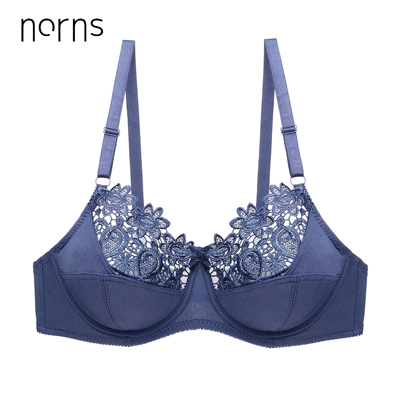 Norns сексуальное однотонное кружевное нижнее белье, бюстгальтер dentelle femmes taille D E grande taille Bralette, ультра-тонкий сексуальный бюстгальтер для женщин