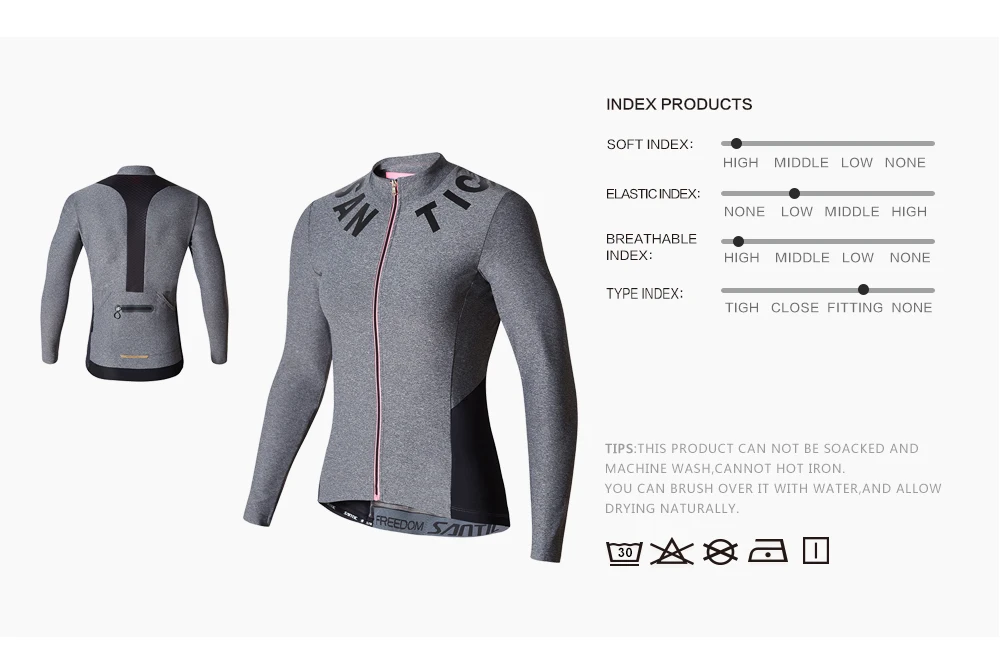Santic, женские майки для велоспорта, с длинным рукавом, Pro Fit, SANTIC, N-FEEL, городской досуг, дорожный велосипед, для езды на велосипеде, рубашки, одежда для велоспорта, L7C01078