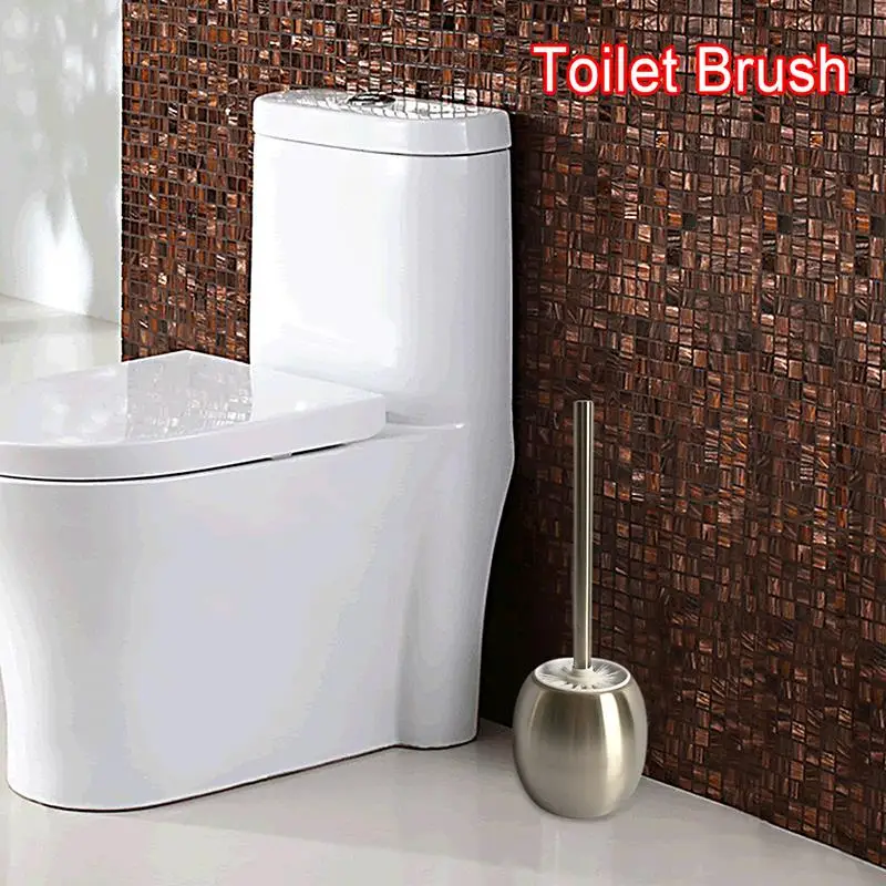 1 Set Stainless Steel Toilet Brush Holders Cleaning 36 x 12.3cm WC Holder Bathroom Hardware | Обустройство дома
