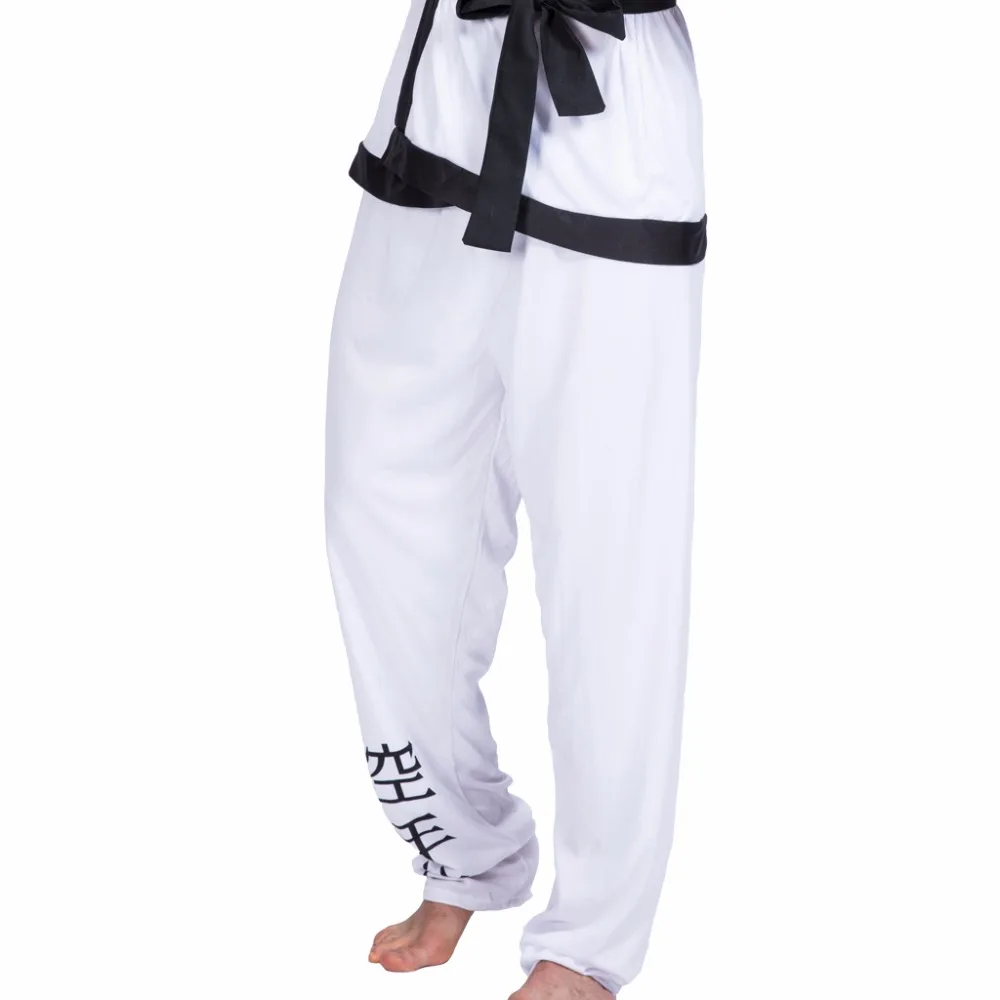 

Carnival Men Karate Uniform Kung Fu Fighter Anime Japanese Cosplay Adult Halloween Costume Christmas Fancy Clothes Game Costumes