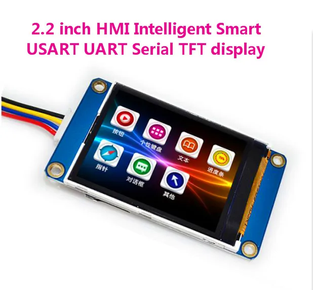 2 'ƈ дюймовый экран Встроенный последовательный SPI USART HMI