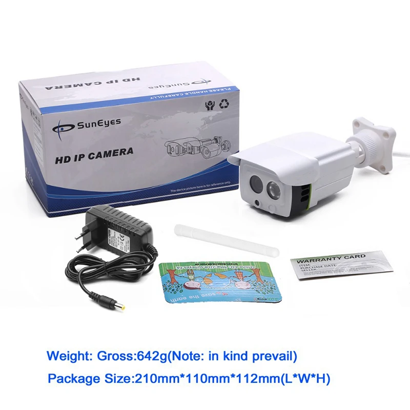 Full HD 1080 P 2.0 мегапикселя Беспроводной IP Камера сжатия H.264 Водонепроницаемый