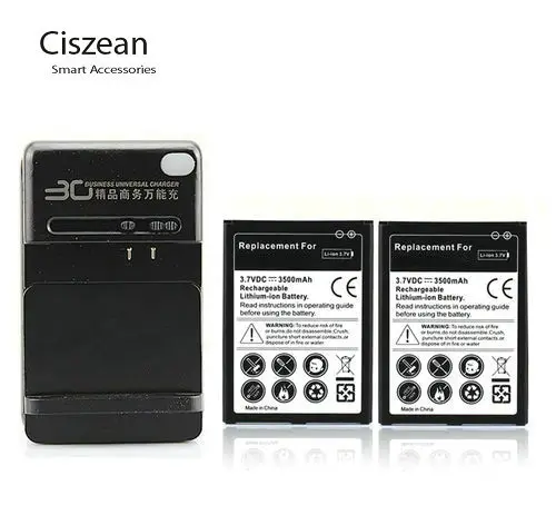 2x3500 mAh B700BC запасная батарея + универсальное настенное зарядное устройство для