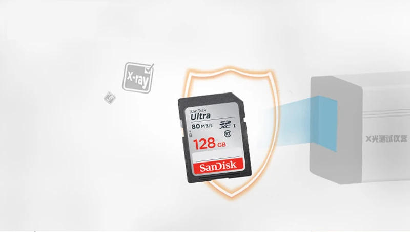 Двойной Флеш-накопитель SanDisk Ultra SD карта 16 Гб оперативной памяти, 32 Гб встроенной памяти SDHC 64 Гб 128 ГБ SDXC Class10 слот для карт памяти C10 записи видео в формате FULL HD 80 МБ/с. USH-1 для Камера