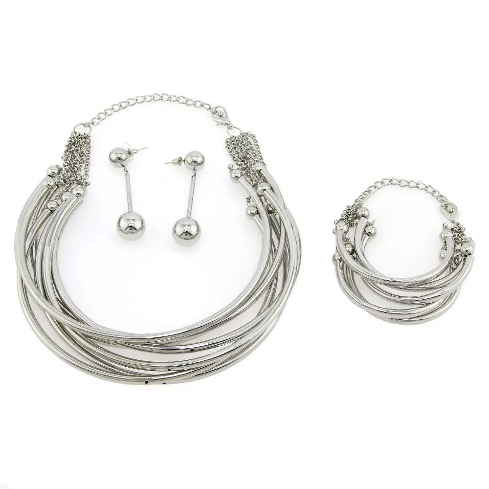 Женский индийский комплект ювелирных изделий MANILAI набор из ожерелья браслета и