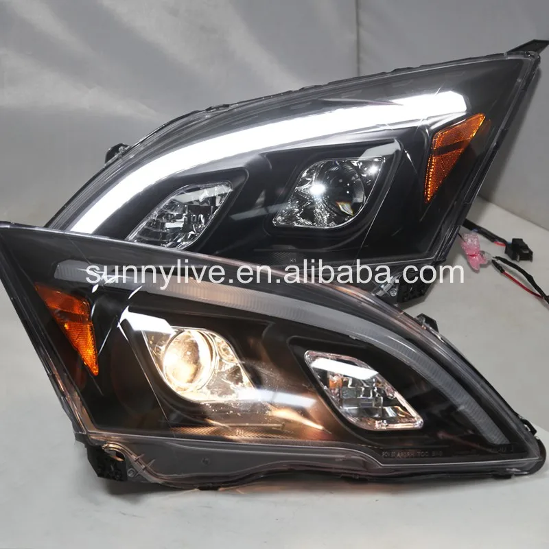 Для CRV LED Angel Eyes Head светильник 2007 2011 JY|Фара для авто в сборе| |