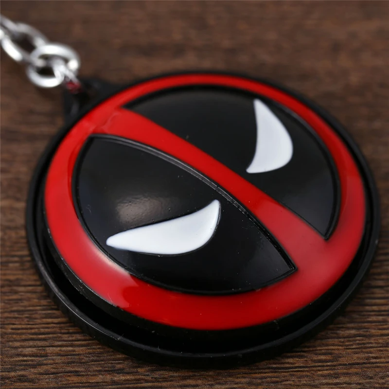 Новинка Вращающийся брелок Дэдпул J store аниме ювелирные изделия Dead Pool 2 для ключей