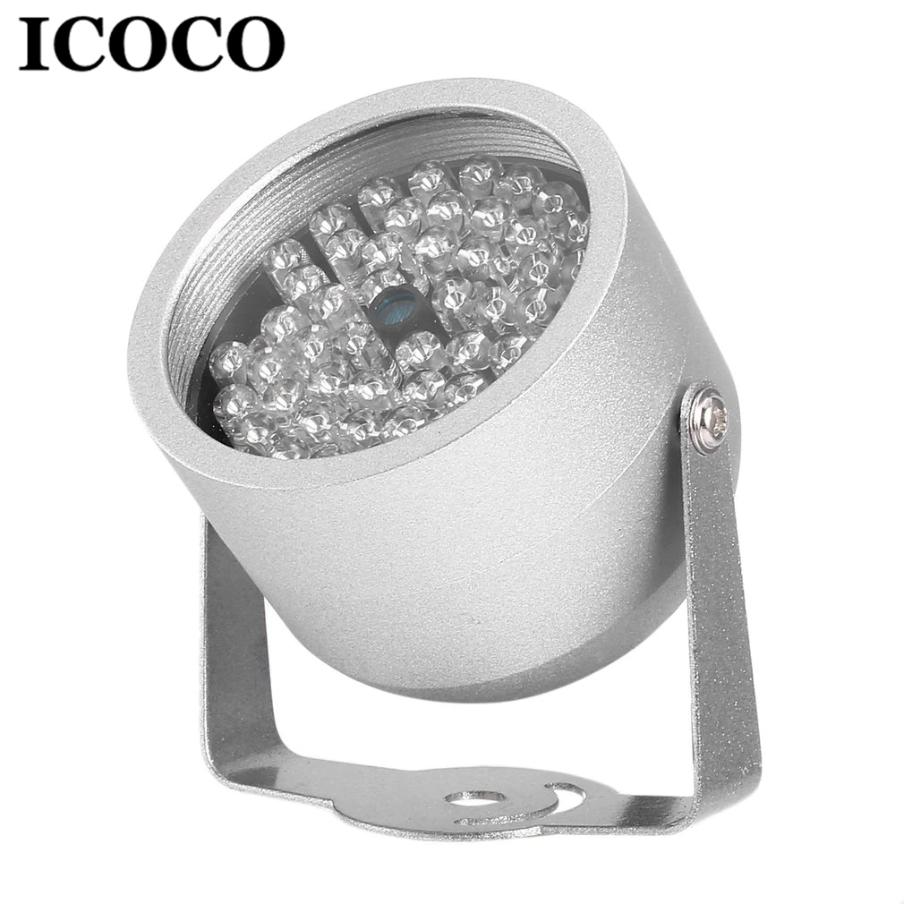 ICOCO 48 LED illuminator Light IR Lamp Securit 850nm 12V CCTV Infrared Night Vision Fill For Surveillance Camera | Лампы и освещение