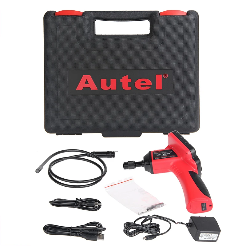 Autel Maxivideo MV400 5,5 мм цифровой видеоскоп 8,5 мм Диаметр imager головка Инспекционная камера мВ 400 многоцелевой Видеоскоп