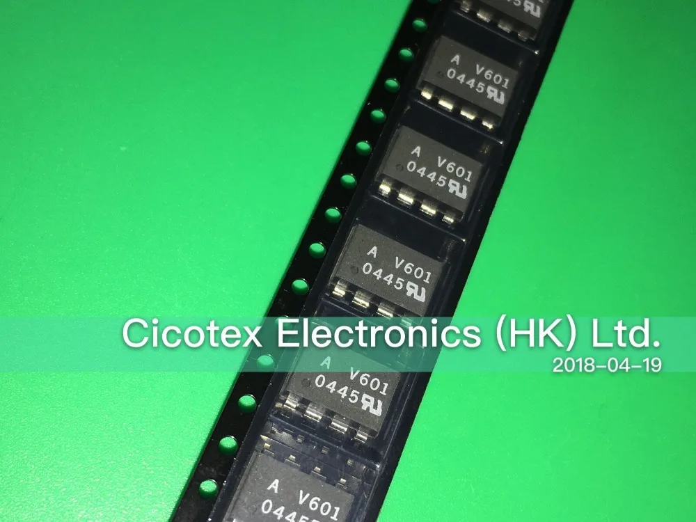 5 шт./лот HCPL-V601-300E SOP8 A-V601 AV601 HCPLV601 очень высокий CMR, Wide VCC Logic Gate