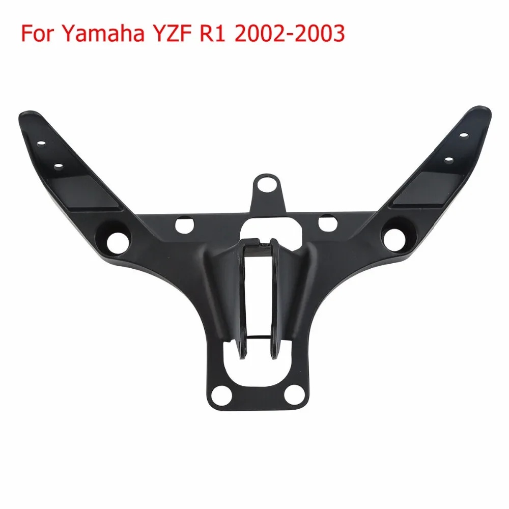 Черный алюминиевый кронштейн для передних фар мотоцикла Yamaha R1 2002 2014 R6 1996 2016 Honda