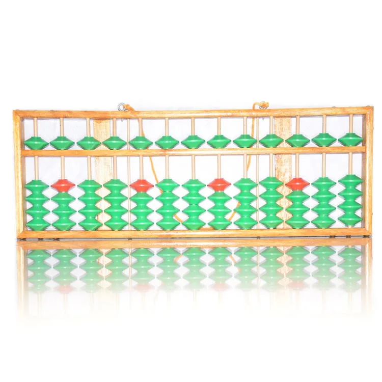 Высокое качество 13 колонна деревянная Нескользящая Abacus китайский соробан, инструмент для обучения математике для учителя XMF023 зеленый