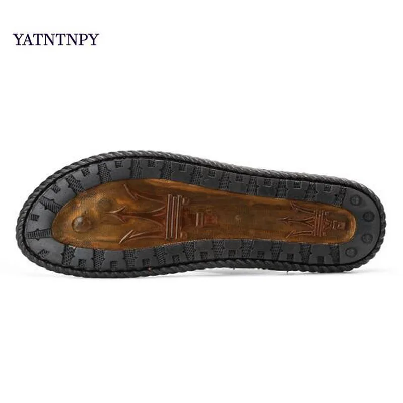 YATNTNPY/Новое поступление мужские сандалии летние Вьетнамки пляжные высокого