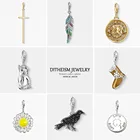 Подвеска с бульдогом, новинка 2018 года, модное ювелирное изделие из стерлингового серебра 925 пробы, Шарм-подарок для женщин, мужчин, мальчиков и девочек, для колье и сумки