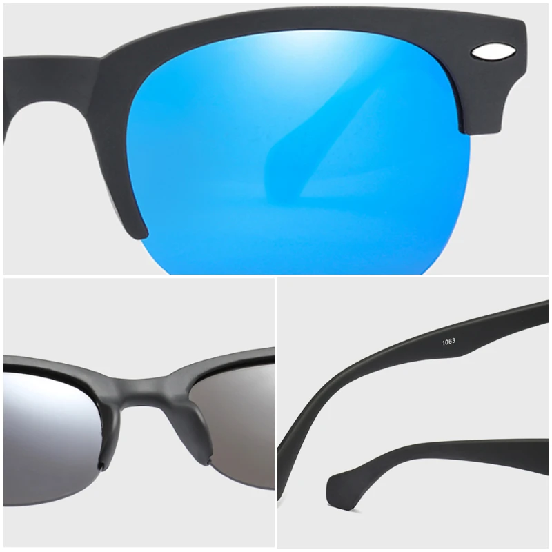 TOEXPLORE ore Модные мужские поляризационные солнцезащитные очки без оправы с