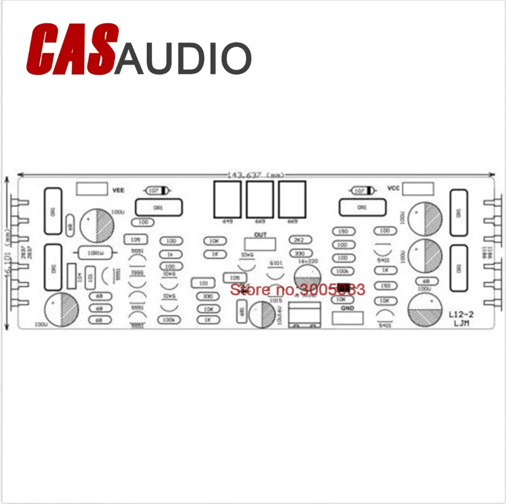Моно-усилитель мощности Плата усилителя в сборе 2-канальный 120 Вт + - 55 радиатор |
