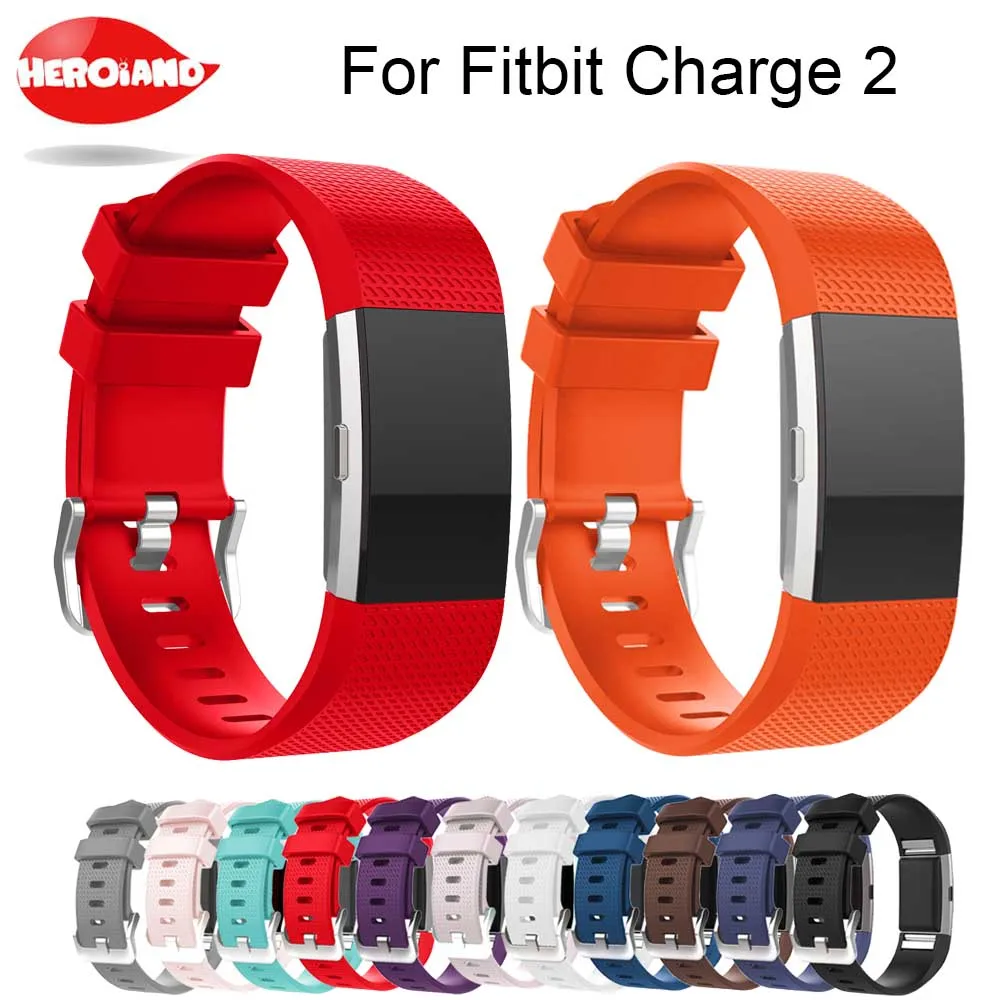 Ремешок для часов Hero Iand мягкий силиконовый спортивный сменный Браслет Fitbit Charge 2