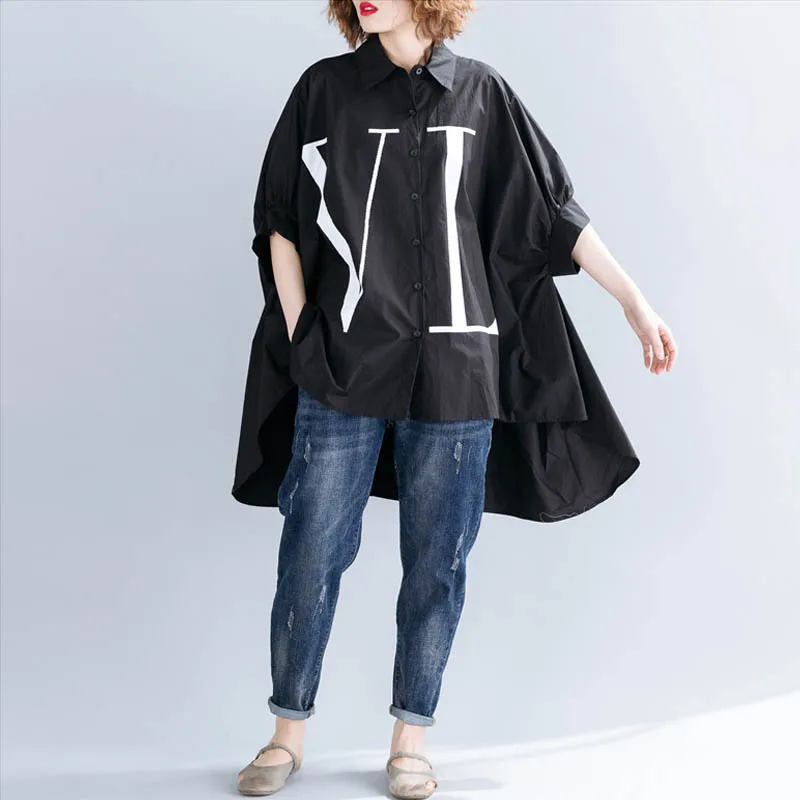 Летняя женская блузка размера плюс 4XL 5XL 6XL хлопок больше размера рукав летучая мышь винтажный льняной длинный кардиган рубашка Roupa Feminina