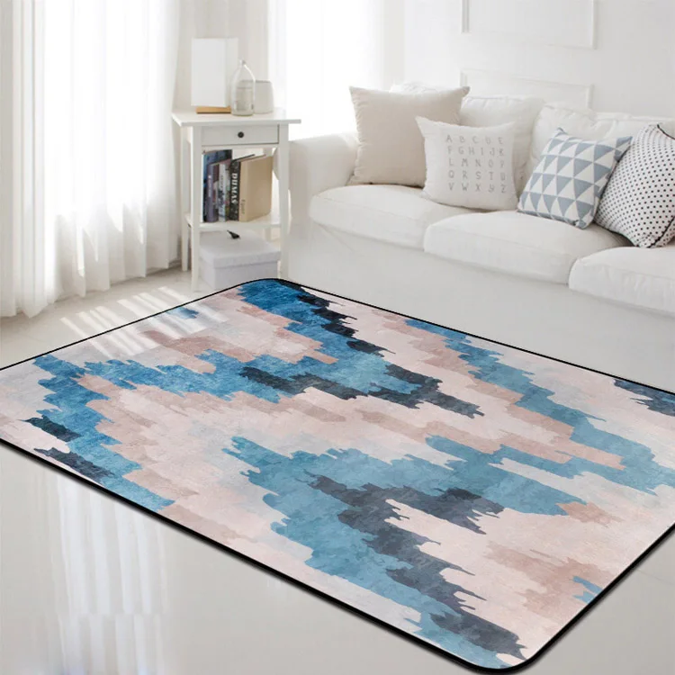 Carpet 01 Nordic абстрактный изысканные ковры для гостиной полиэстер анти-скольжения спальня диван компьютерный стул ковер домашний декор кофе Настольный коврик - Цвет: Carpet 01