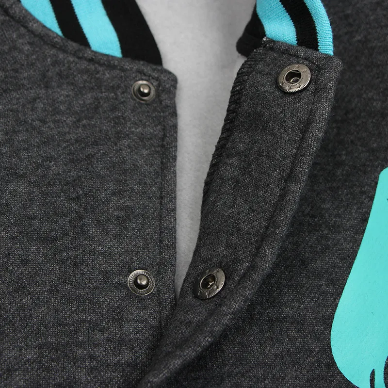 В начале звукового флиса MIKU аниме одежда утолщение мужчин и женщин студентов