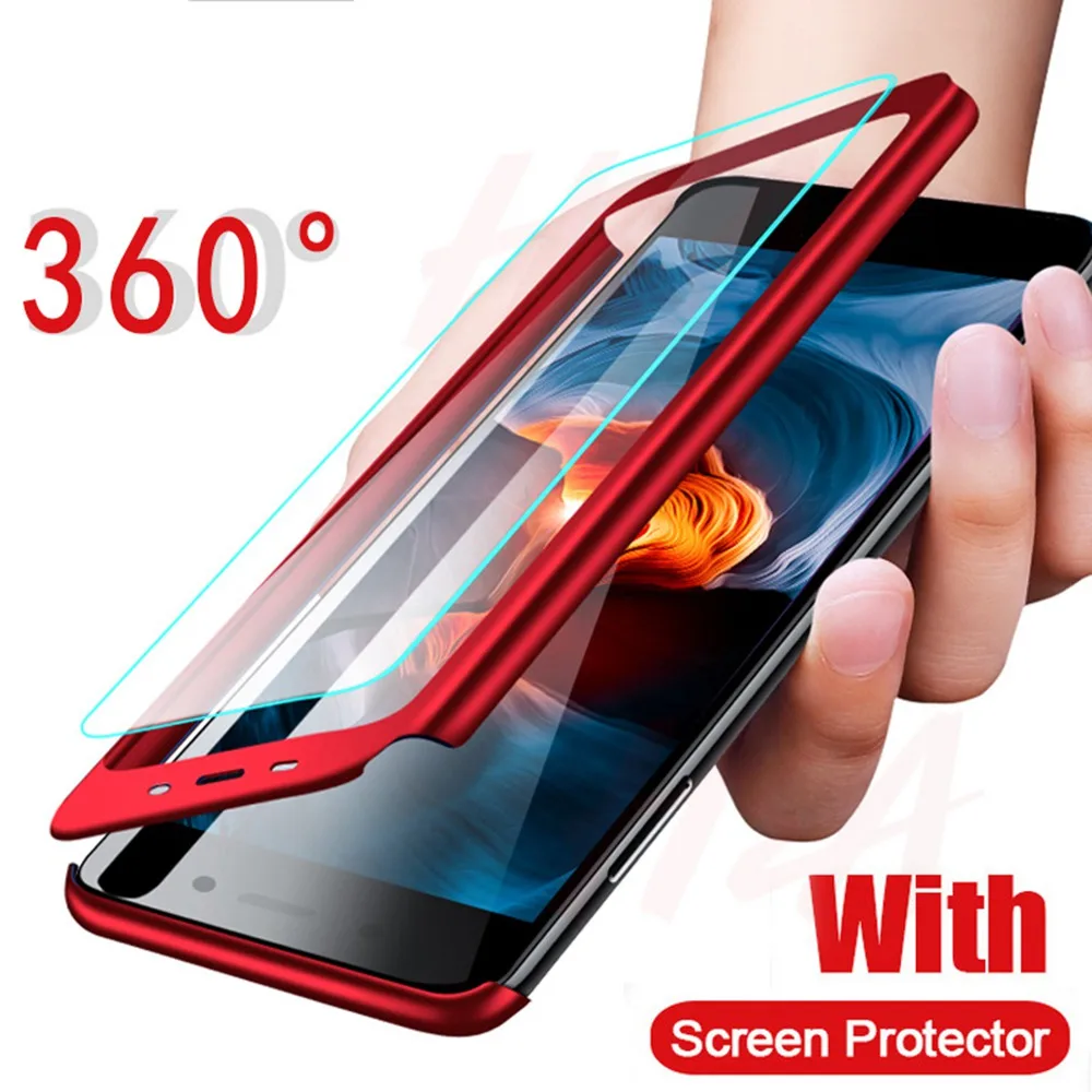 Полное покрытие для Redmi Note 5 6 Pro чехол 5A 4X 4 3 Xiaomi 6A Plus S2 4A защитный со стеклом |
