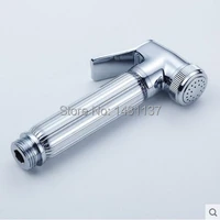 high quality brass material hydraulic pressure shower head bidet faucet toilet brush set