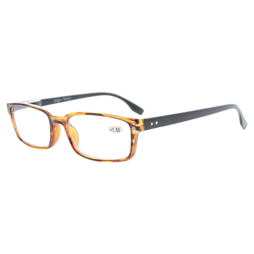 R097 микс очки для чтения Eyekepper 5 штук в партии; Классический прямоугольный весна-петли очки для чтения очки включают в себя 2 шт. компьютерные очки+ 0,50-+ 4,00