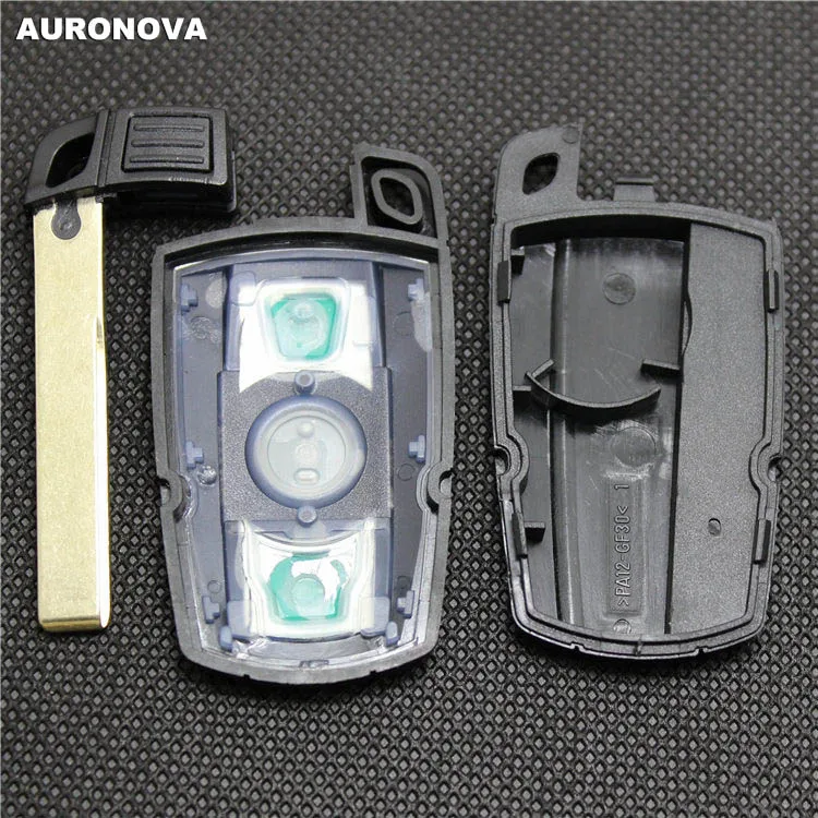 Auronова Новый смарт-ключ оболочки для BMW 320 316 328 325 525 523 3 серии 5 ключ кнопки чехол