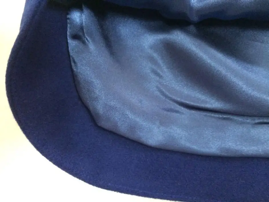 Колледж качество зима осень синий дамы офис корпоративный работа винтаж