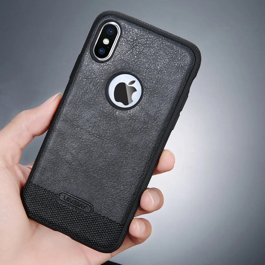 Роскошный мягкий силиконовый чехол из искусственной кожи для iPhone 6 S 7 8 Plus X XS Max XR