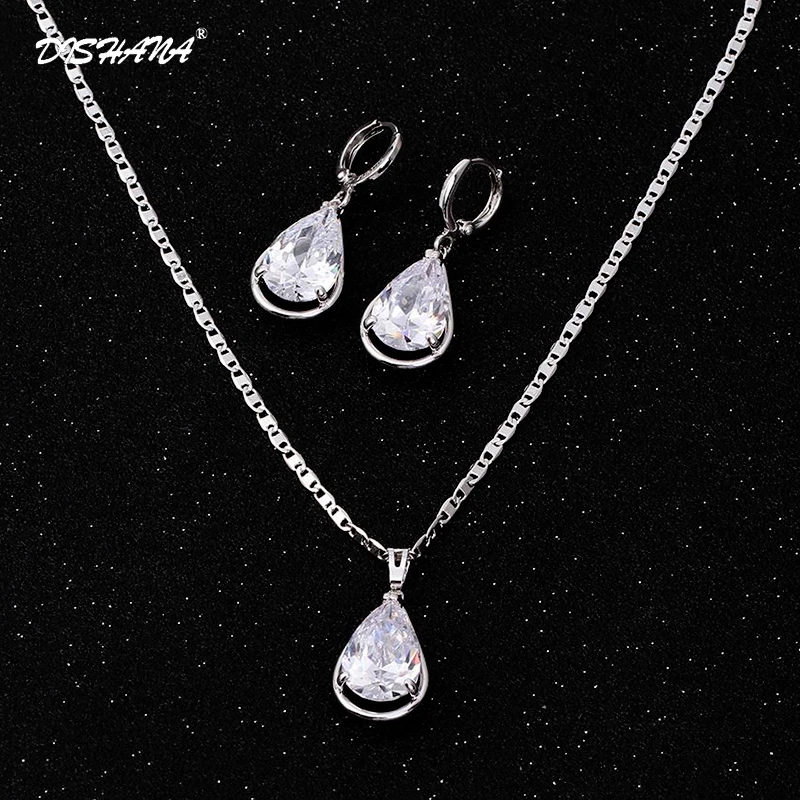 НОВЫЕ комплекты ювелирных изделий с австрийскими кристаллами подвески и