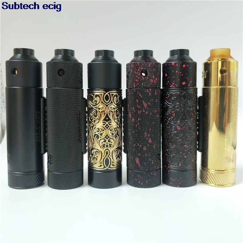 

Newest purg slam piece Mechanical Mod with SHOT RDA vape kit 30mm 18350 18650 20700 21700 Battery 510 thread Mech Mod vape mods