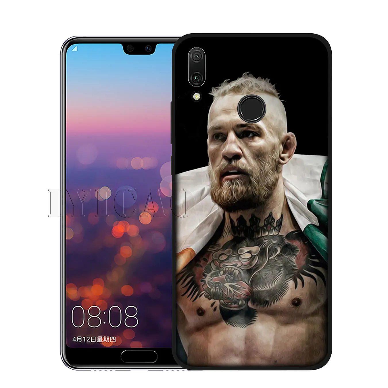 4 IYICAO Conor McGregor UFC высококачественный силиконовый мягкий чехол для huawei Y7 Y6 Prime Y9 Honor 8C 8X8 9 10 Lite 6A 7C 7X 7A Pro - Цвет: 4