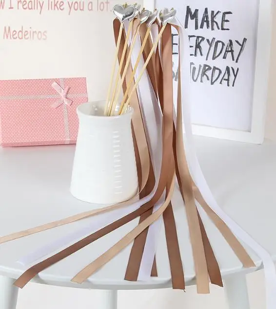 Звезда Корона сердце волшебная палочка кружево Ленточные ленты Свадебные