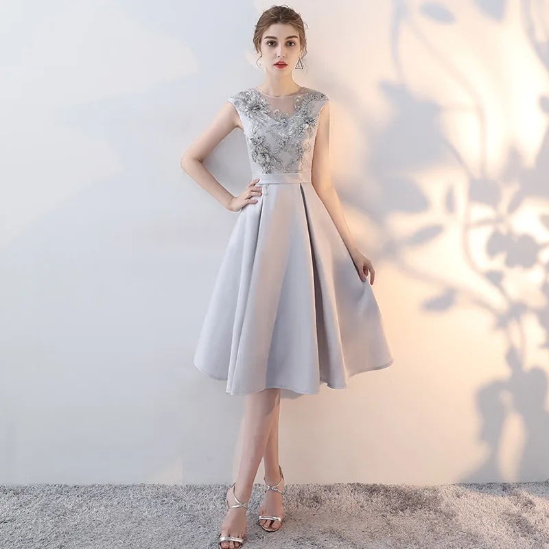 Вечерние платья без рукавов It's Yiiya кружева Цветочные Sexy Backless зашнуровать Мода