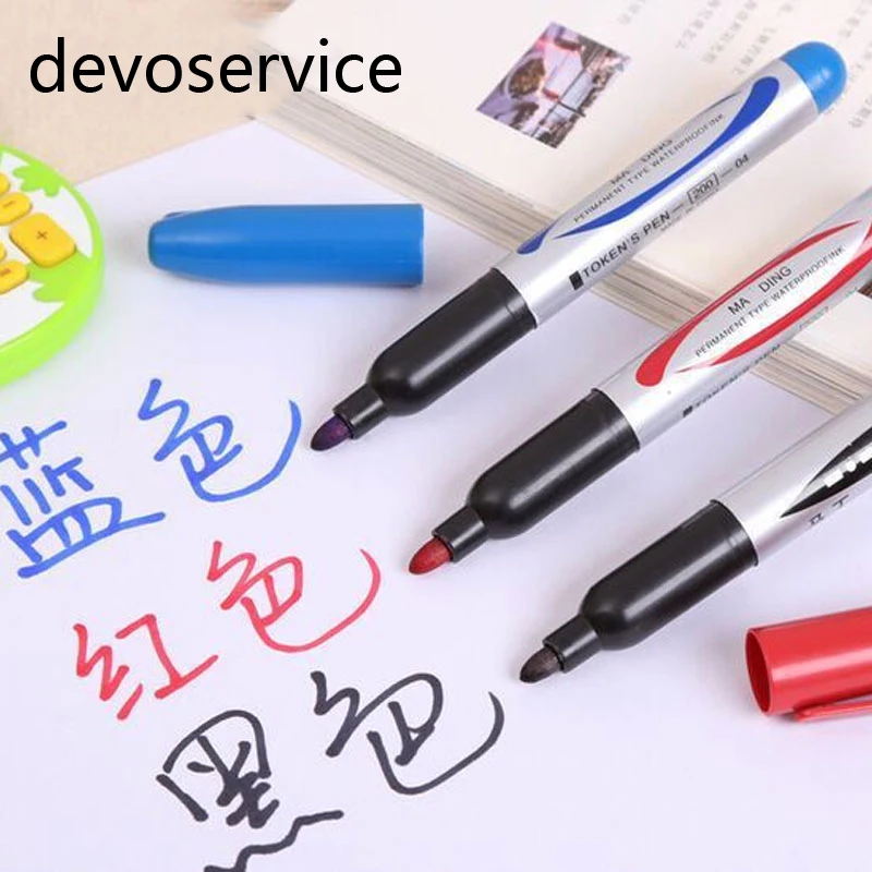 1 шт. Перманентный Гладкий маркер для масляной краски экспресс подпись крупная