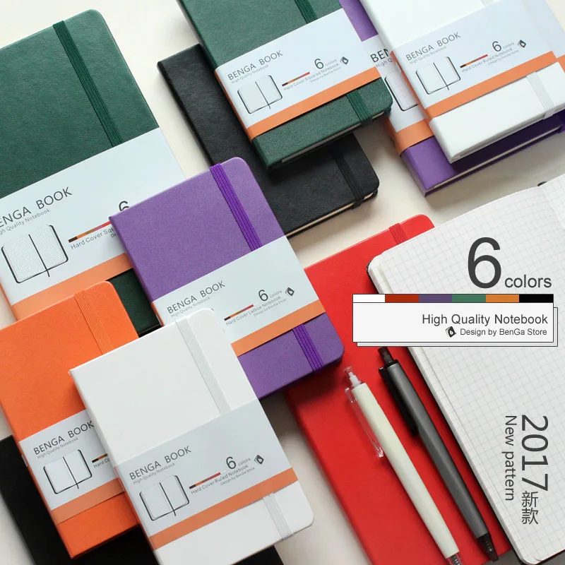 Переносная кожаная записная книжка A6 в клетку горошек A5|a5 writing pads|writing paddotted sketchbook |