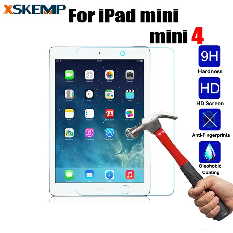 Для iPad mini 4 9H твердость 0 3 мм без отпечатков пальцев тонкий ЖК экран закаленное