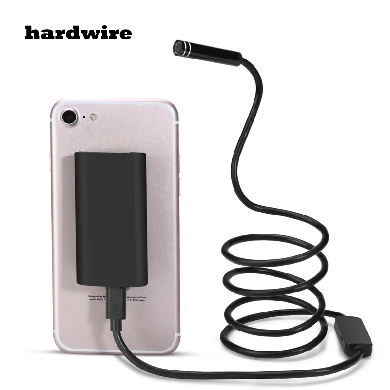 Antscope Wifi эндоскоп 8 мм 2/5/7/10M проводной эндоскоп Android 720P Android iOS Iphone 7 мм Softwire эндоскоп Камера USB эндоскоп 30