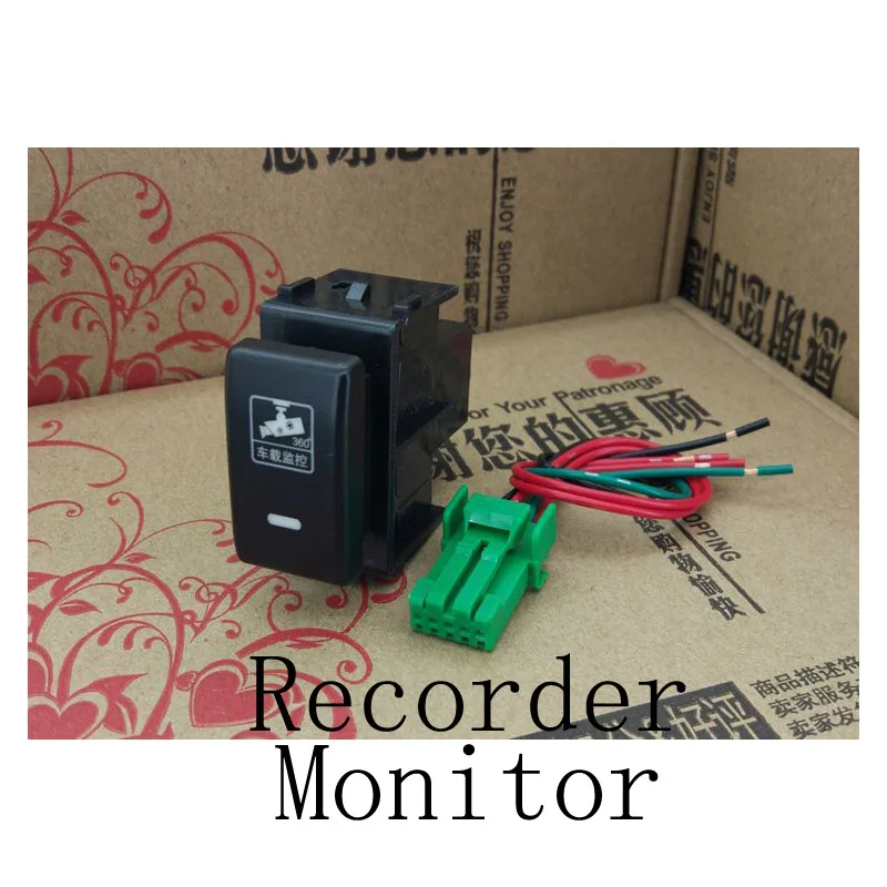 Recorder Monitor Светодиодный светильник для тумана, радар, датчик парковки, камера, регистратор, вентилятор для монитора, крышка багажника, кнопка включения, провод для Nissan MURANO 2011-13 370Z - Цвет: Recorder Monitor
