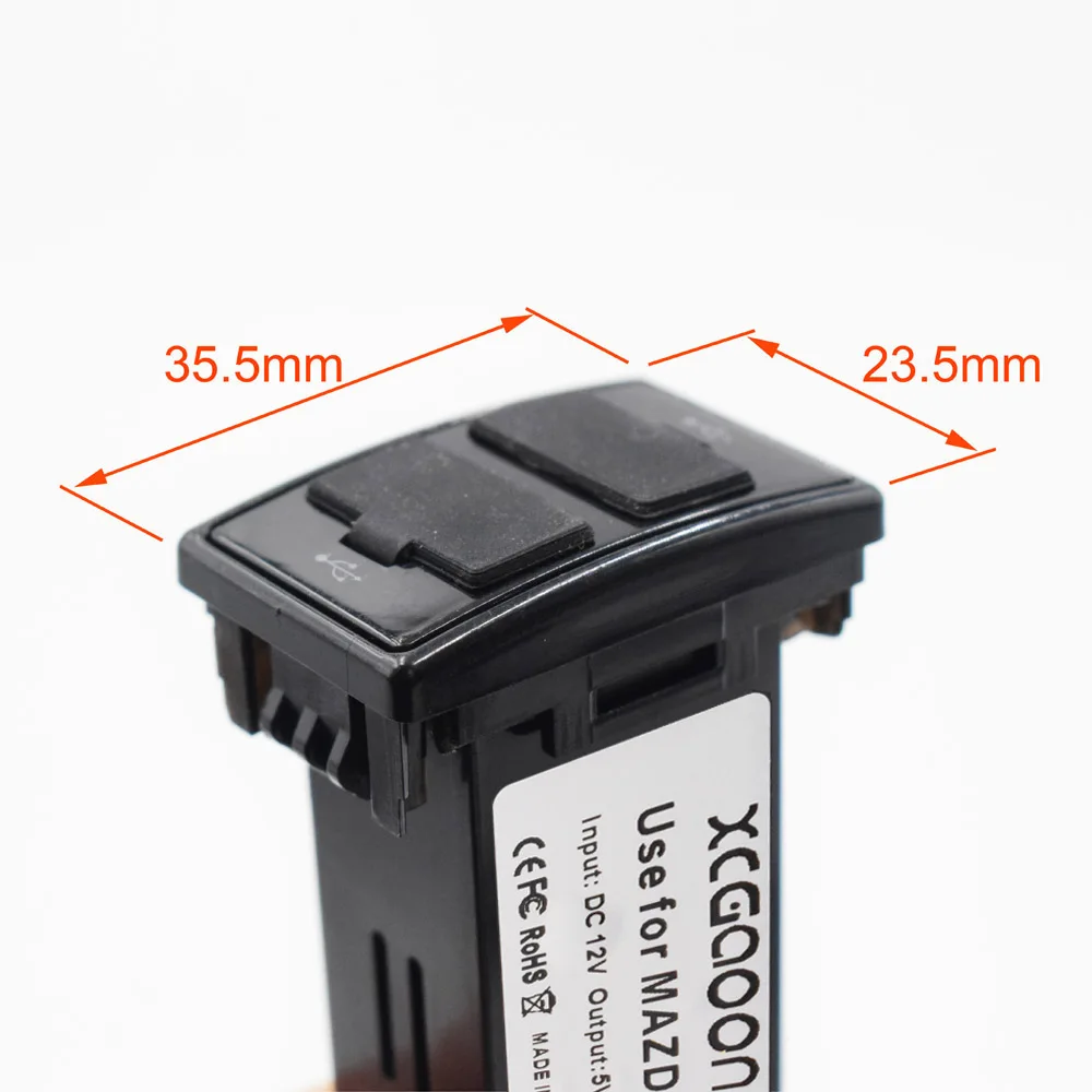 XCGaoon Special 5V 2.1A 2 USB разъем автомобильное зарядное устройство для MAZDA входное