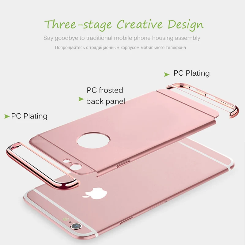 YAMIZOO 5 5s Case For iPhone 6 6s 7 Luxury Hard Full Coverage Phone Cases On 8 x Cover Plus se |