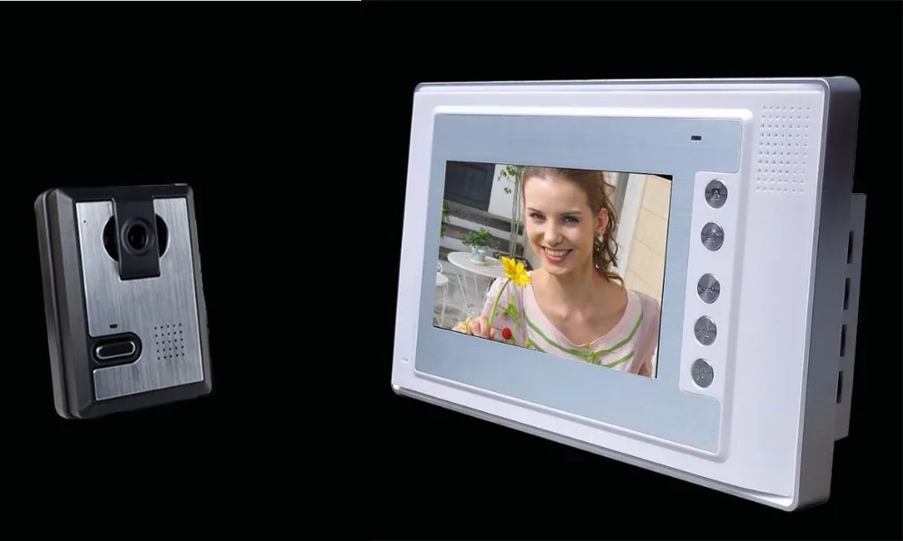 

7" Color TFT LCD Wired Video Door Phone Doorbell System IR CCTV Camera