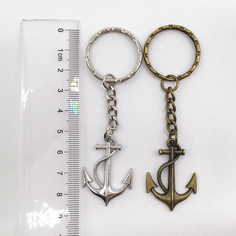 100 шт./партия брелоки с якорем на заказ