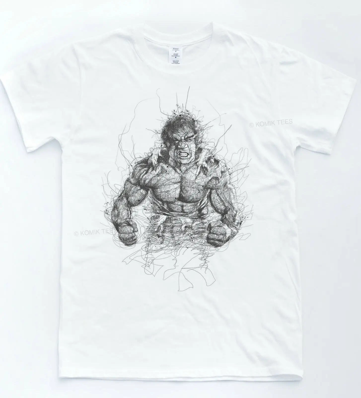 HULK Sketch Инди Ретро футболка Мстители арт футболки tumblr в стиле хипстер и Свэг